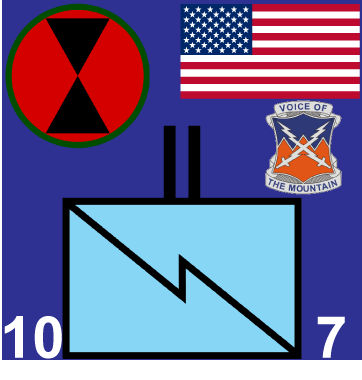 10th Field Signal Battalion marker